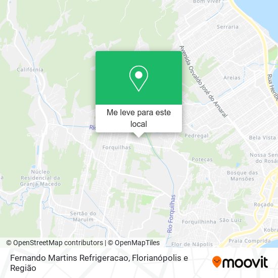 Fernando Martins Refrigeracao mapa