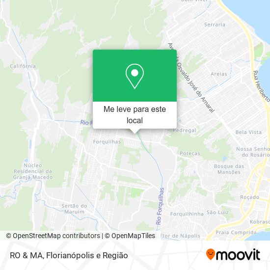 RO & MA mapa