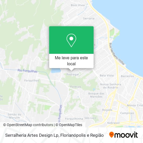 Serralheria Artes Design Lp mapa