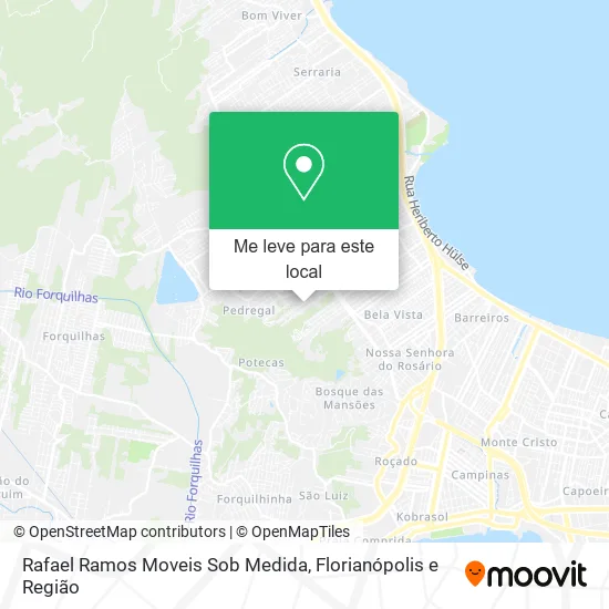 Rafael Ramos Moveis Sob Medida mapa