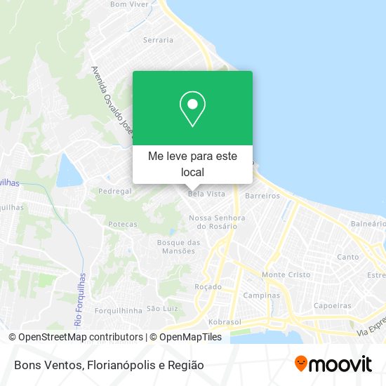 Bons Ventos mapa