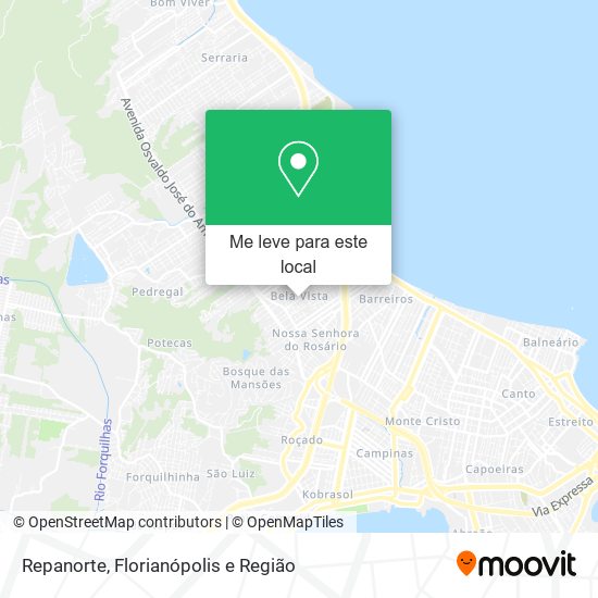 Repanorte mapa