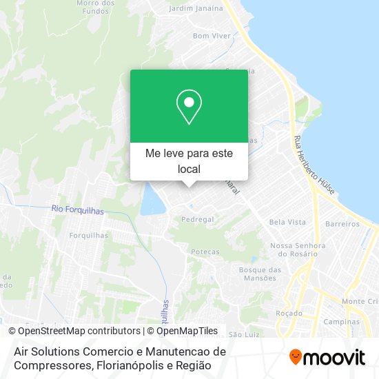 Air Solutions Comercio e Manutencao de Compressores mapa
