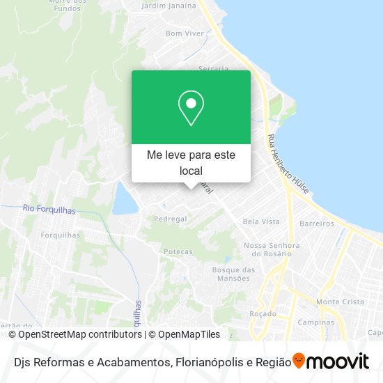 Djs Reformas e Acabamentos mapa