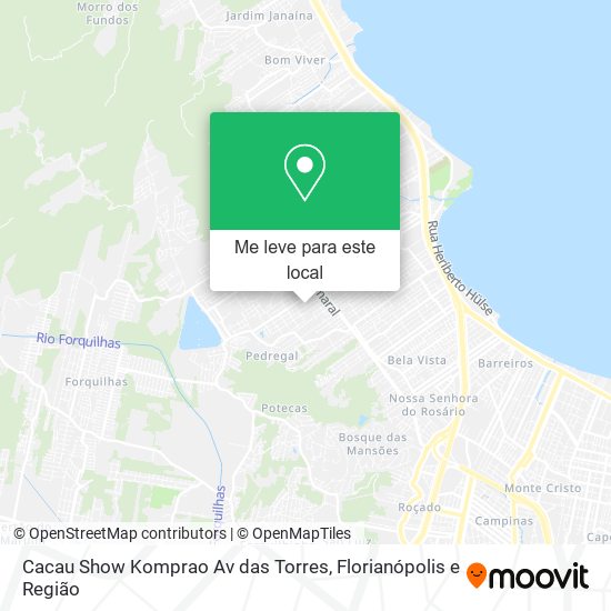 Cacau Show Komprao Av das Torres mapa