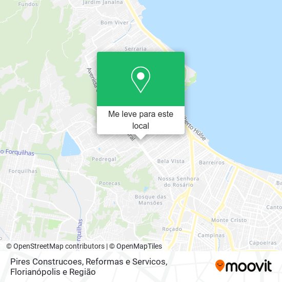 Pires Construcoes, Reformas e Servicos mapa