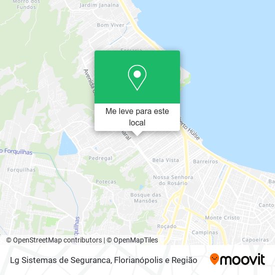 Lg Sistemas de Seguranca mapa
