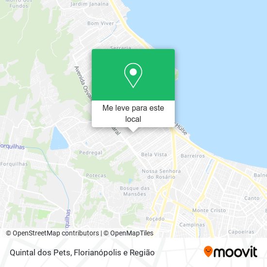 Quintal dos Pets mapa