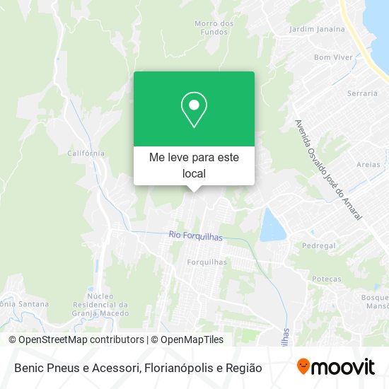 Benic Pneus e Acessori mapa