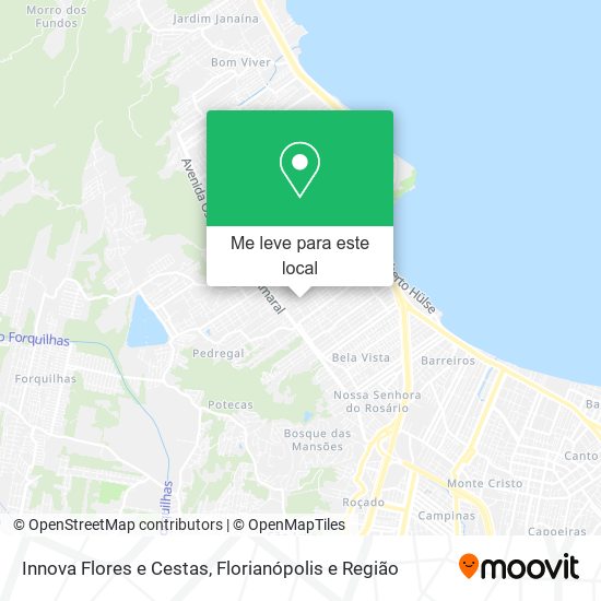 Innova Flores e Cestas mapa