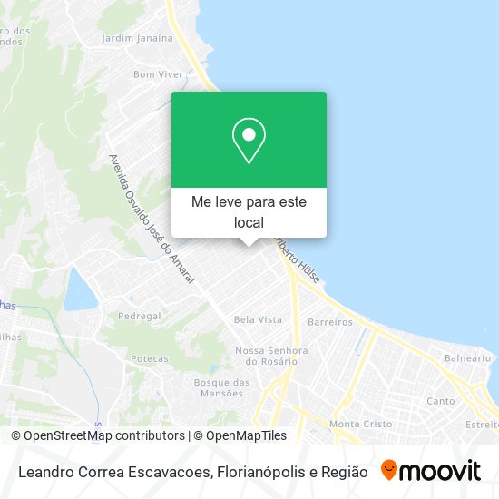 Leandro Correa Escavacoes mapa