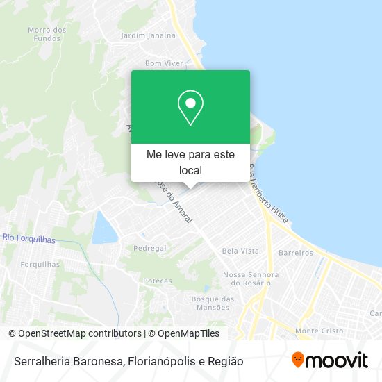 Serralheria Baronesa mapa