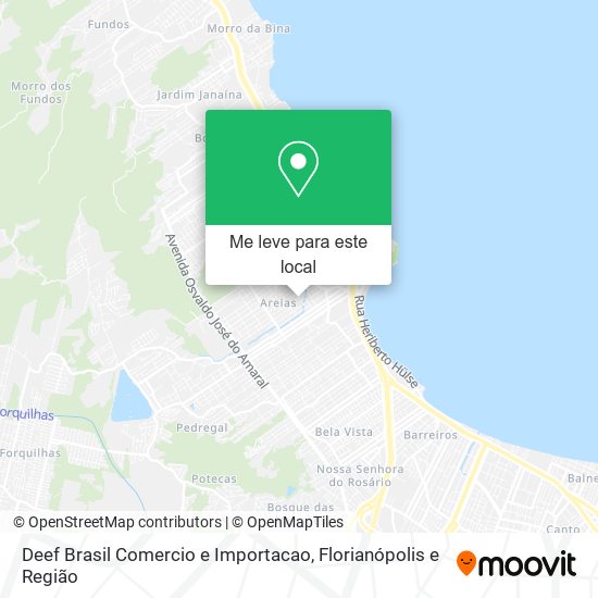 Deef Brasil Comercio e Importacao mapa