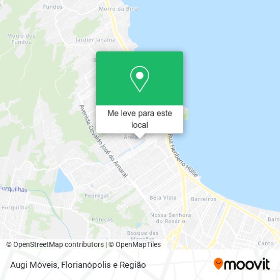 Augi Móveis mapa