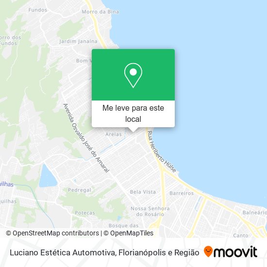 Luciano Estética Automotiva mapa