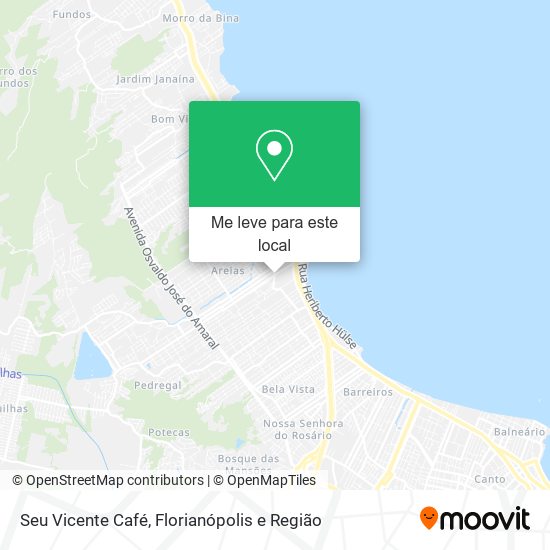 Seu Vicente Café mapa