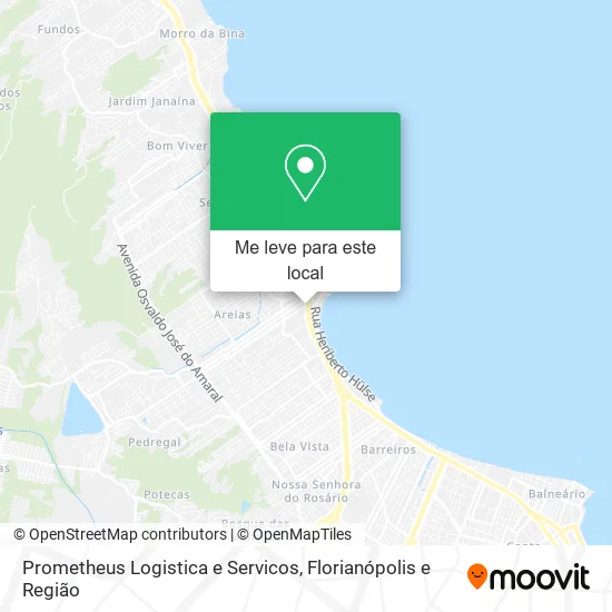 Prometheus Logistica e Servicos mapa