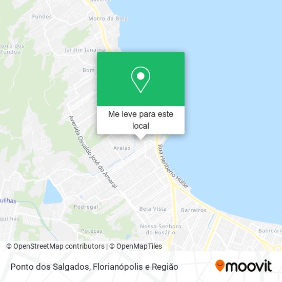 Ponto dos Salgados mapa