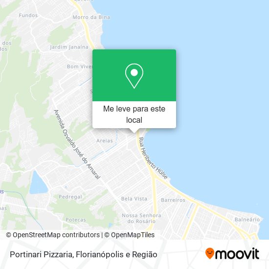 Portinari Pizzaria mapa