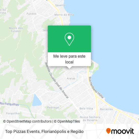 Top Pizzas Events mapa