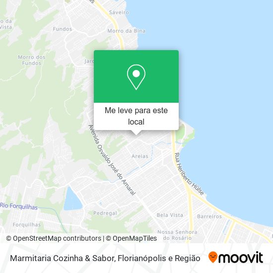 Marmitaria Cozinha & Sabor mapa
