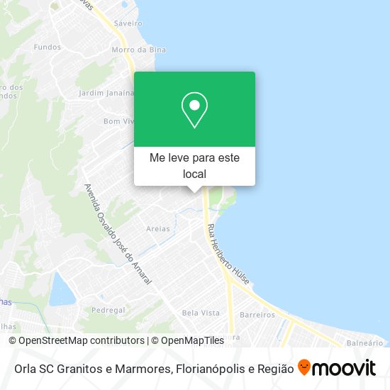 Orla SC Granitos e Marmores mapa