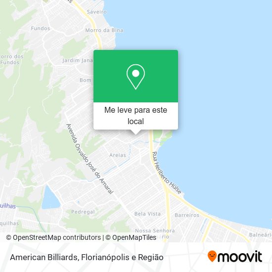 American Billiards mapa