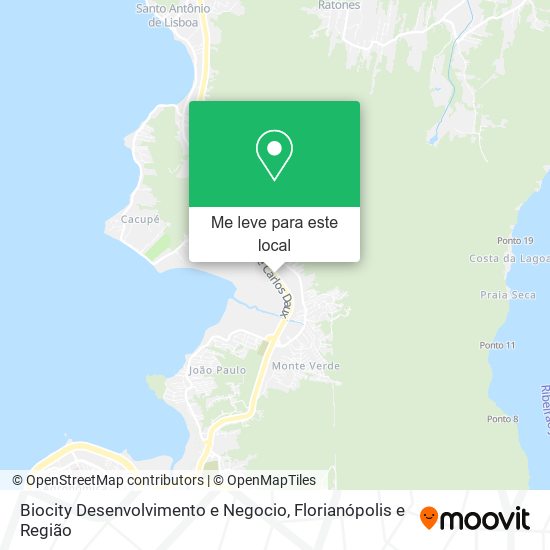 Biocity Desenvolvimento e Negocio mapa