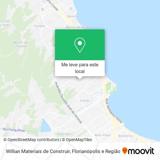 Willian Materiais de Construir mapa