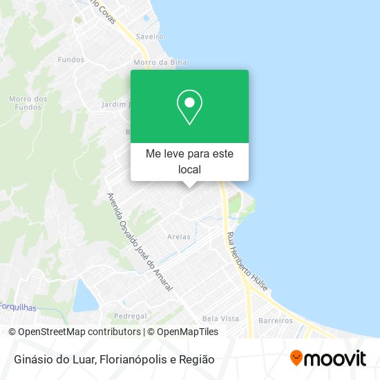 Ginásio do Luar mapa