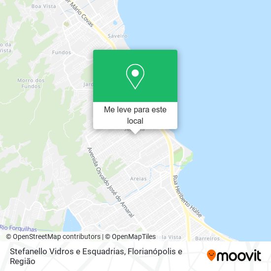 Stefanello Vidros e Esquadrias mapa