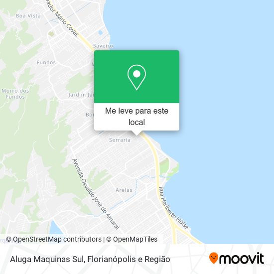 Aluga Maquinas Sul mapa