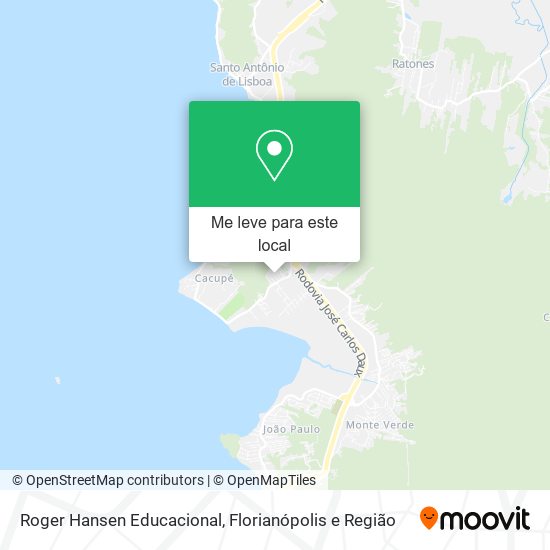 Roger Hansen Educacional mapa