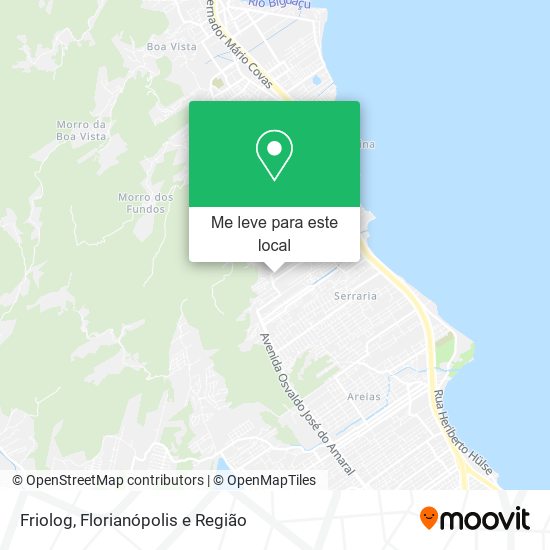 Friolog mapa