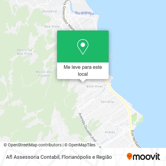 Afl Assessoria Contabil mapa