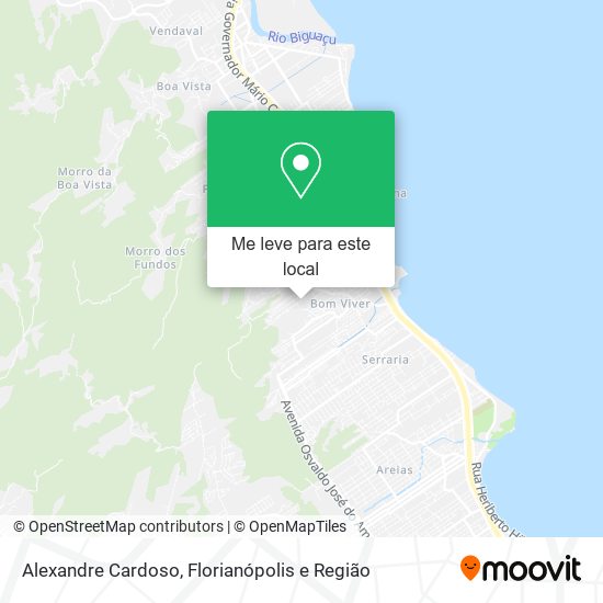 Alexandre Cardoso mapa