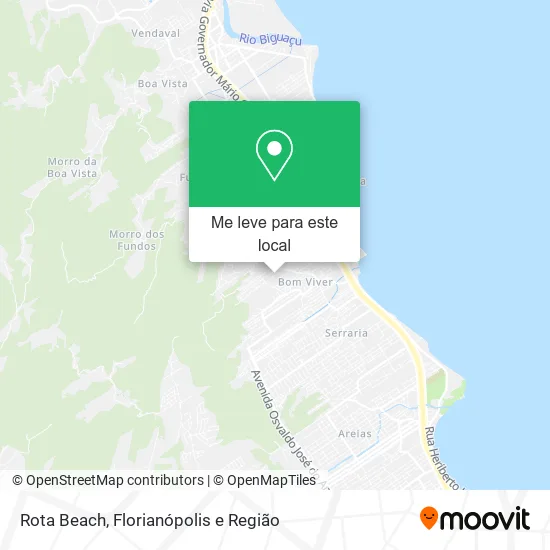 Rota Beach mapa