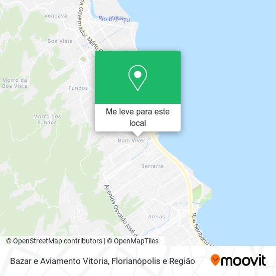 Bazar e Aviamento Vitoria mapa