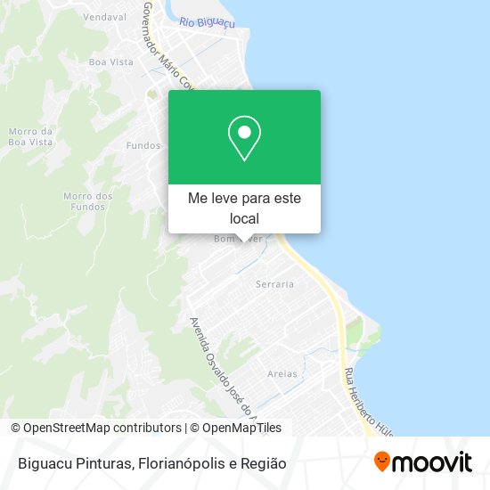 Biguacu Pinturas mapa