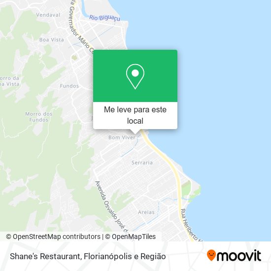 Shane's Restaurant mapa