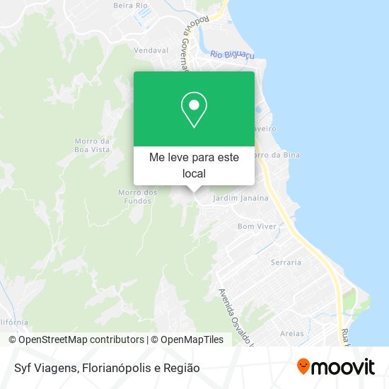 Syf Viagens mapa