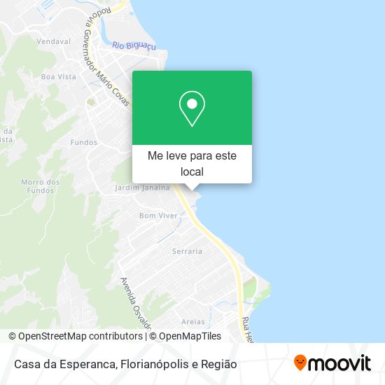 Casa da Esperanca mapa