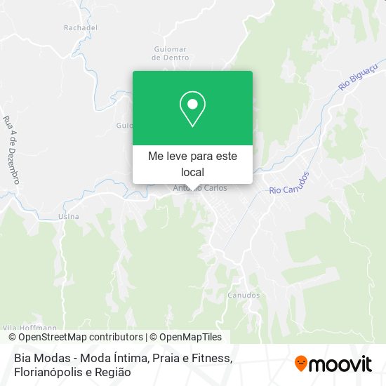Bia Modas - Moda Íntima, Praia e Fitness mapa