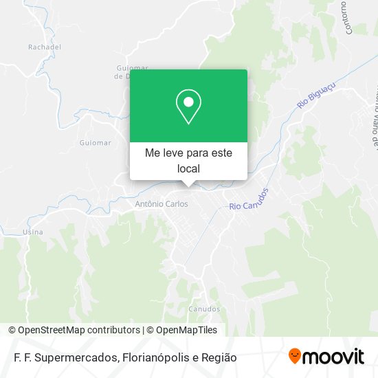F. F. Supermercados mapa