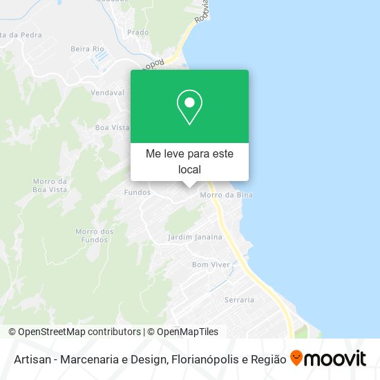 Artisan - Marcenaria e Design mapa
