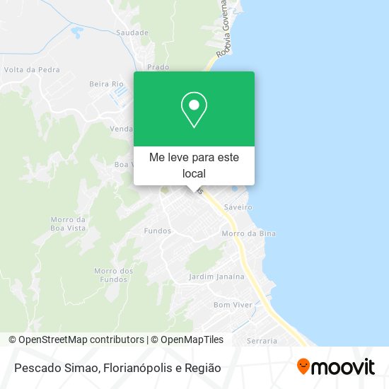 Pescado Simao mapa