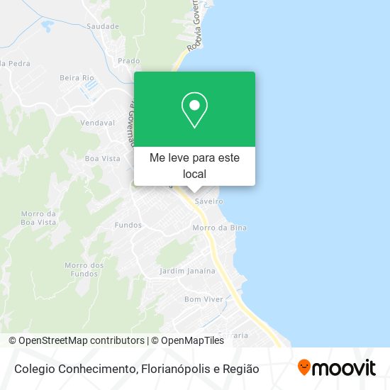 Colegio Conhecimento mapa