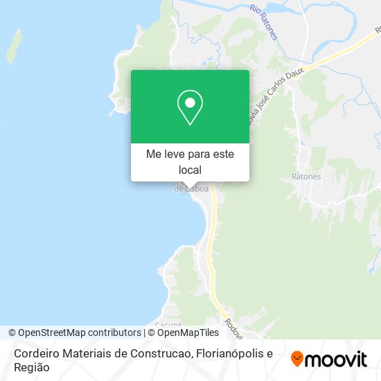 Cordeiro Materiais de Construcao mapa