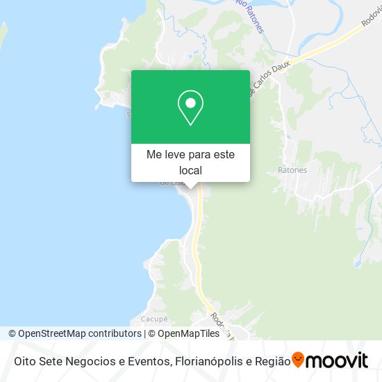 Oito Sete Negocios e Eventos mapa