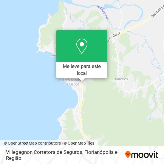 Villegagnon Corretora de Seguros mapa